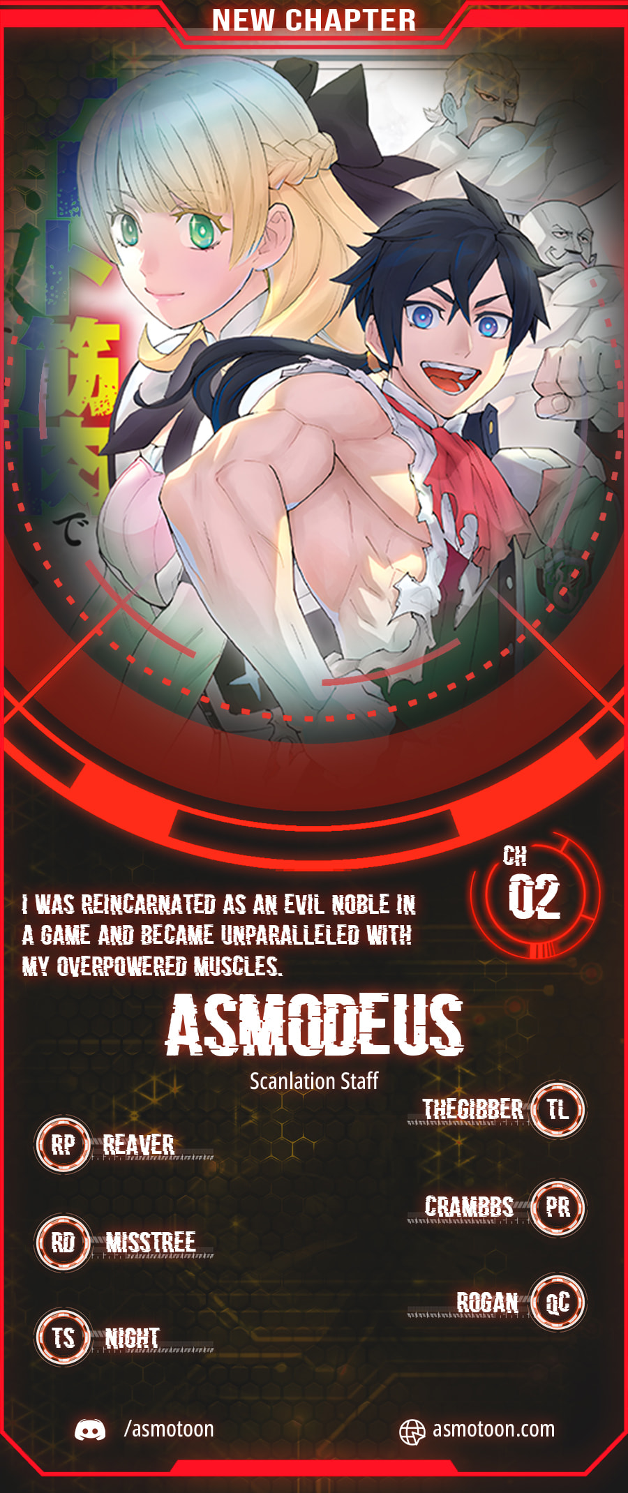 I Was Reincarnated as an Evil Noble in a Game and Became Unparalleled With My Overpowered Muscles – Chapter 2 page 0