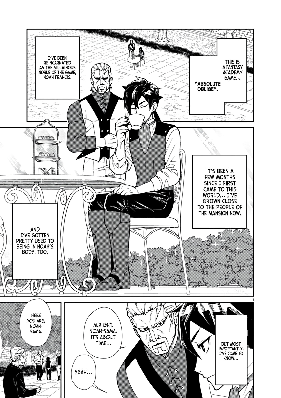 I Was Reincarnated as an Evil Noble in a Game and Became Unparalleled With My Overpowered Muscles – Chapter 2 page 1